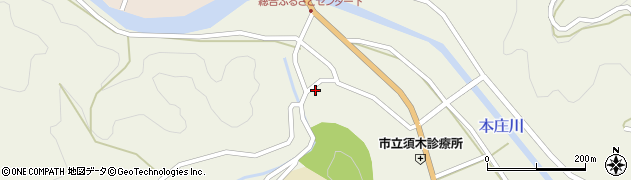 宮崎県小林市須木下田1287周辺の地図