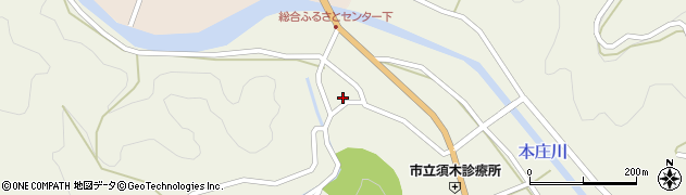 宮崎県小林市須木下田1285周辺の地図