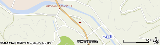 宮崎県小林市須木下田1250周辺の地図