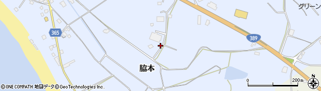 鹿児島県阿久根市脇本6858周辺の地図