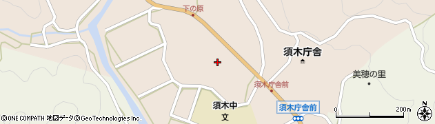 西諸広域行政事務組合中央消防署須木分遣所周辺の地図