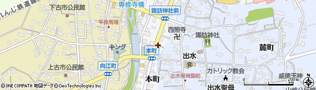 祇園前周辺の地図