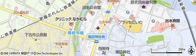 株式会社トシヒロ　出水営業所周辺の地図