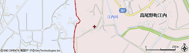 鹿児島県出水市高尾野町江内3921周辺の地図