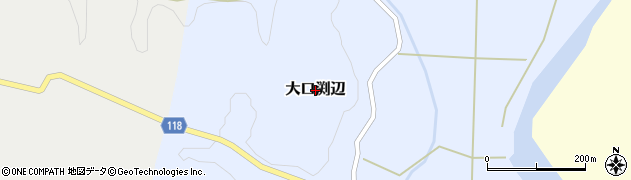 鹿児島県伊佐市大口渕辺周辺の地図