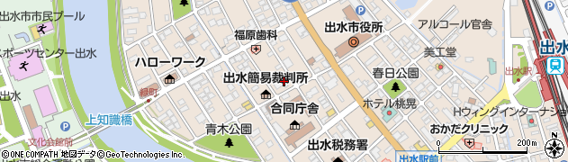 株式会社アイ・ライフ　出水店周辺の地図