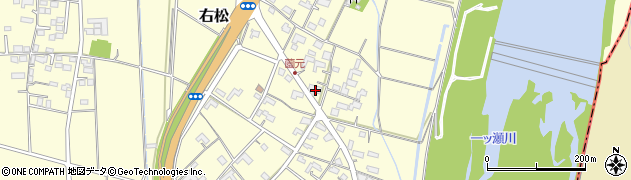 宮崎県西都市右松591周辺の地図