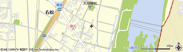 宮崎県西都市右松582周辺の地図
