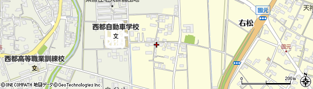 宮崎県西都市右松239周辺の地図