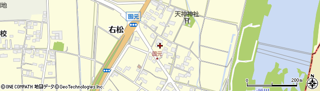 宮崎県西都市右松573周辺の地図