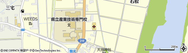 コメリハード＆グリーン右松店周辺の地図