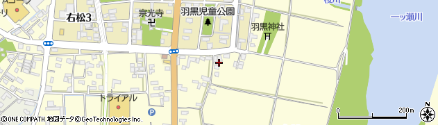 宮崎県西都市右松1122周辺の地図