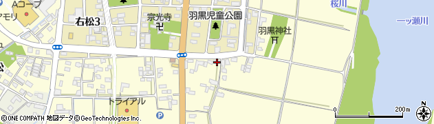 宮崎県西都市右松1121周辺の地図