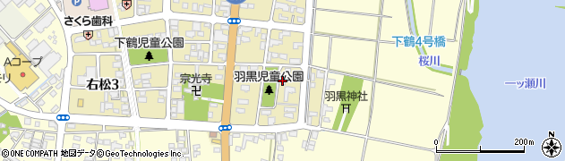 宮崎県西都市右松5丁目周辺の地図