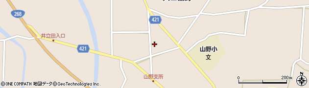 鹿児島県伊佐市大口山野4140周辺の地図