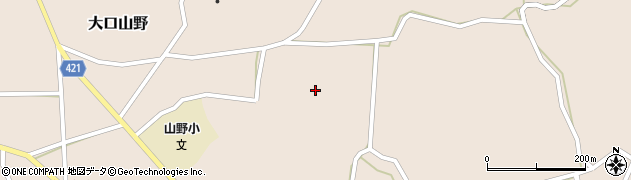 鹿児島県伊佐市大口山野4393周辺の地図
