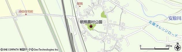 朝熊農村公園周辺の地図