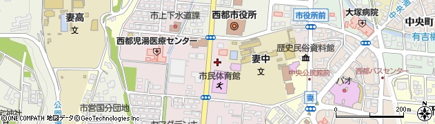 宮崎県西都市妻周辺の地図