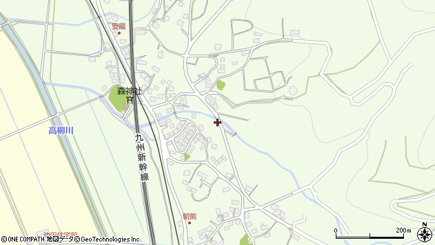 〒899-0124 鹿児島県出水市美原町の地図