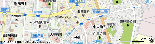 上山歯科医院周辺の地図