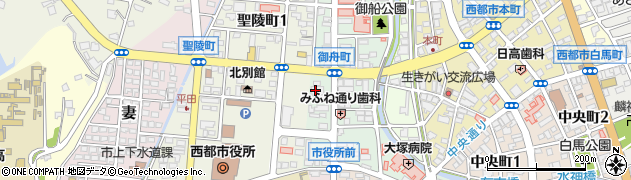 宮崎銀行西都支店周辺の地図
