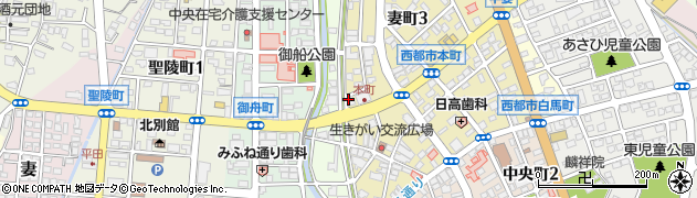 本田美容室周辺の地図