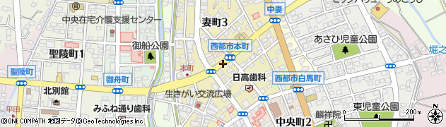 宮崎県西都市妻町周辺の地図