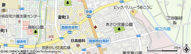宮崎県西都市水流崎町11周辺の地図