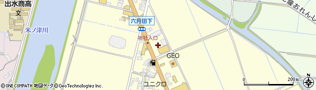 ほっともっと　出水六月田店周辺の地図