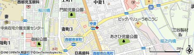 宮崎県西都市水流崎町2周辺の地図