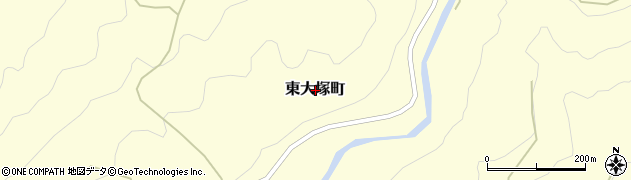 熊本県人吉市東大塚町周辺の地図