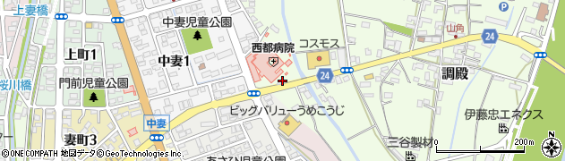 宮崎県西都市調殿1004周辺の地図