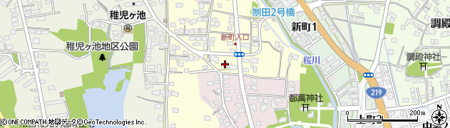 宮崎県西都市右松2853周辺の地図
