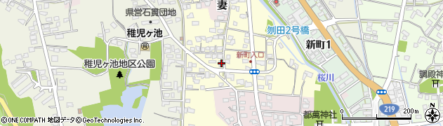 宮崎県西都市右松2842周辺の地図