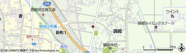 宮崎県西都市調殿257周辺の地図