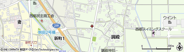 宮崎県西都市調殿252周辺の地図