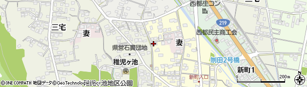 宮崎県西都市右松2892周辺の地図