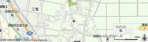 宮崎県西都市調殿周辺の地図