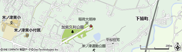 加紫久利神社周辺の地図