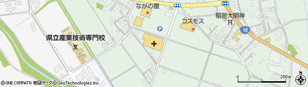 ホームワイド高鍋店周辺の地図
