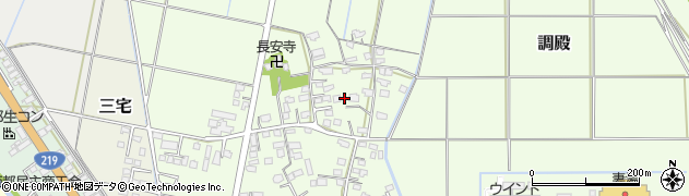 宮崎県西都市調殿407周辺の地図