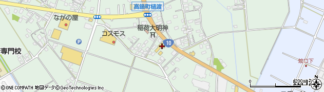 宮崎ダイハツ販売高鍋店周辺の地図