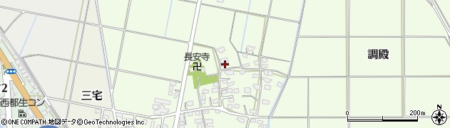 宮崎県西都市調殿99周辺の地図