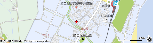 宮崎県児湯郡高鍋町蚊口浦36-2周辺の地図