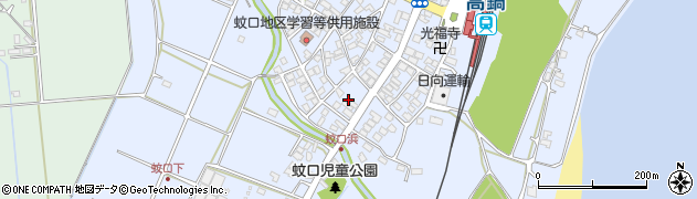 宮崎県児湯郡高鍋町蚊口浦30-14周辺の地図