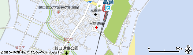 日向運輸株式会社　高鍋営業所周辺の地図