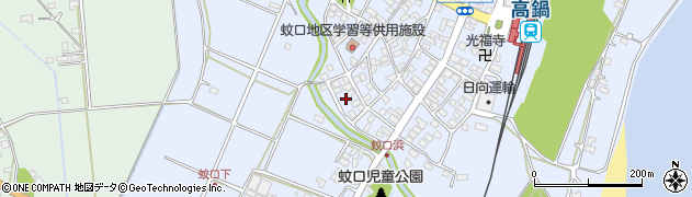 宮崎県児湯郡高鍋町蚊口浦36周辺の地図