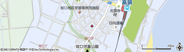宮崎県児湯郡高鍋町蚊口浦30周辺の地図