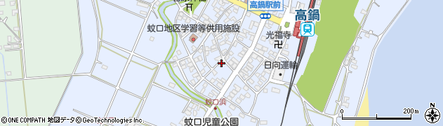 宮崎県児湯郡高鍋町蚊口浦30-10周辺の地図