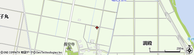 宮崎県西都市調殿63周辺の地図